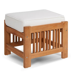 Product Image: HLF997C-W Outdoor/Patio Furniture/Outdoor Ottomans