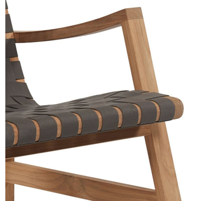Aero Teak Outdoor Woven Chat Armchair