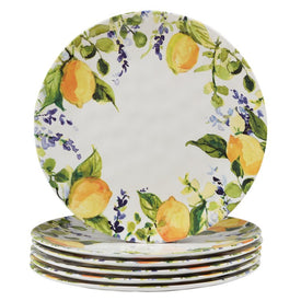 Lemon Zest 11" Dinner Plates Set of 6