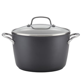 Induction Hard Anodized 8-Quart Stockpot with Lid