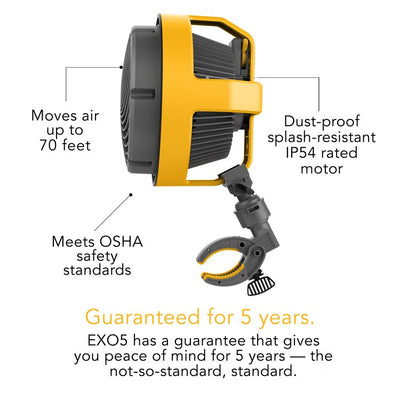 EXO5 Heavy Duty Air Circulator Shop Fan