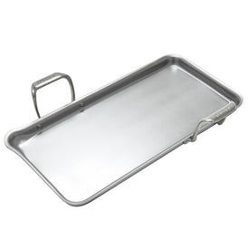Induction 21 19" x 9.5" Tri-Ply Stainless Steel Griddle