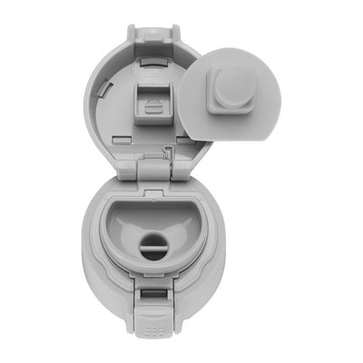 Thermo 15.2 oz/ 450 ml Travel Bottle - Silver/White