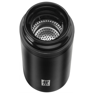 Thermo 14.2 oz/ 420 ml Tea and Fruit Infuser Bottle - Matte Black