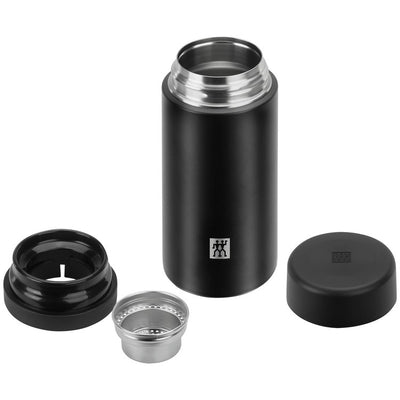 Thermo 14.2 oz/ 420 ml Tea and Fruit Infuser Bottle - Matte Black