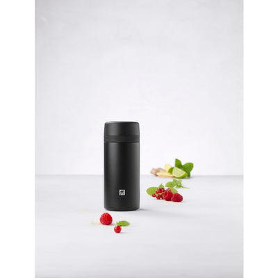 Thermo 14.2 oz/ 420 ml Tea and Fruit Infuser Bottle - Matte Black