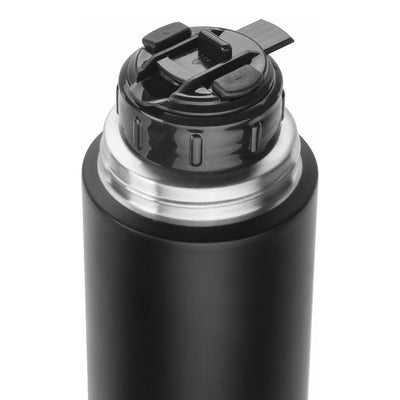 Thermo 33.8 oz/1 liter Beverage Bottle - Matte Black