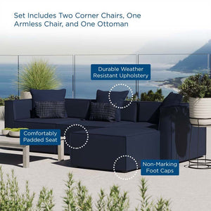 EEI-4380-NAV Outdoor/Patio Furniture/Outdoor Sofas