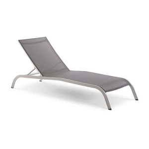 EEI-4007-GRY Outdoor/Patio Furniture/Outdoor Chaise Lounges