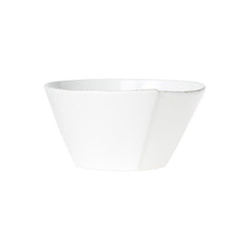 Lastra Medium Stacking Serving Bowl - White