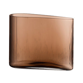 Mist Wide Vase - Caramel
