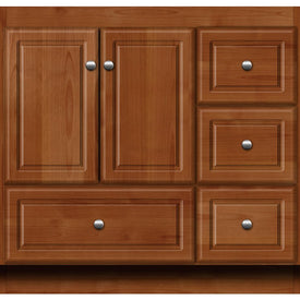 Simplicity Ultraline 36"W x 21"D x 34.5"H Single Bathroom Vanity Cabinet Only with Right Drawers
