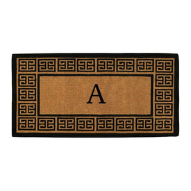Natural Coir 24" x 48" Doormat with Vinyl Backing