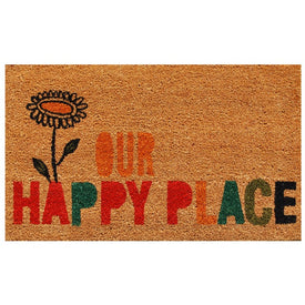 Our Happy Place 17" x 29" Doormat