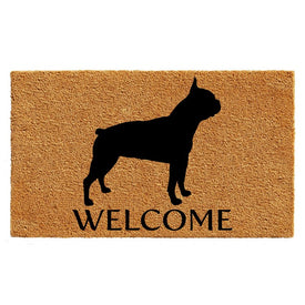 Boston Terrier 17" x 29" Doormat