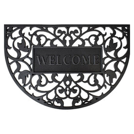 Welcome Arch Rubber 24" x 36" Doormat