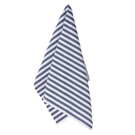 Stripes 100% Cotton Kitchen Towels Set of 2 - Blueberry