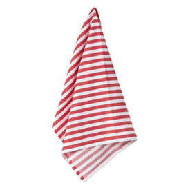 Stripes 100% Cotton Kitchen Towels Set of 2 - Classic Red