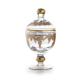 Baroque Gold Canister with Lid