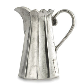 Vintage Tall Scalloped Pitcher