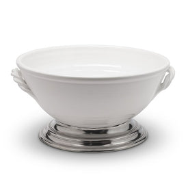 Tuscan Footed Bowl with Rope Handles