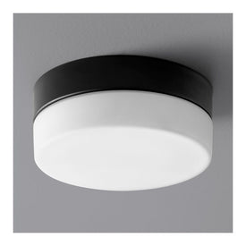 Zuri Single-Light 7.25" LED Flush Mount Ceiling Fixture - Black
