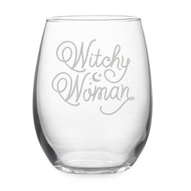 Witchy Woman Stemless Wine Glass and Gift Box