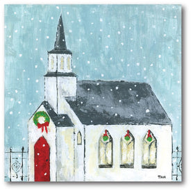 Christmas Night Gallery-Wrapped Canvas Wall Art