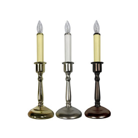 Bayside Pewter Electric Candles Set of 3