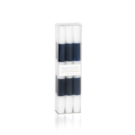 Modern and Festive Blue Formal Candles Set of 6 Pack of 2