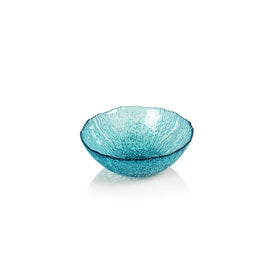 Exuma Aqua Blue Glass Bowls Set of 6