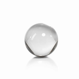 4.5" Diameter Jacy Crystal Glass Balls Set of 2