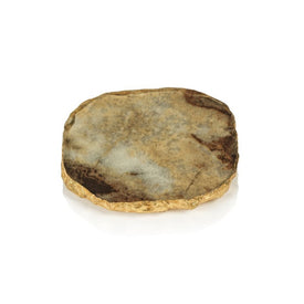 Viken Agate Marble Glass Coasters Set of 4