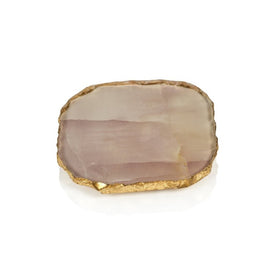 Viken Agate Marble Glass Coasters Set of 4