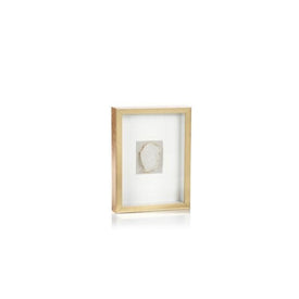 Muzo 12" x 16" Gold Framed Crystal Wall Decor