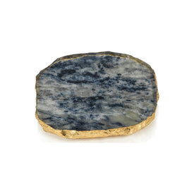 Viken Agate Marble Glass Coasters Set of 4