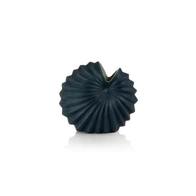 Blue Water Shell Porcelain Vase