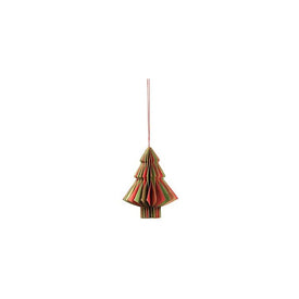 Miriam 4.5" Paper Deco Tree Ornaments Set of 12