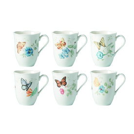 Butterfly Meadow Mugs Set of 6