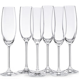 Tuscany Classics Champagne Flutes Set, Buy 4 Get 6