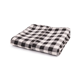 Buffalo Check Large Envelope Pet Bed Cover Only - Black