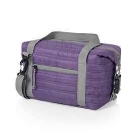 Midday Quilted Washable Insulated Lunch Bag, Purple
