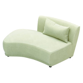 Grand Royal Armless Loveseat with Bumper