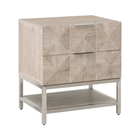 Atlas Two-Drawer Nightstand