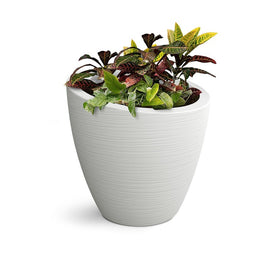 Modesto 20" Round Planter - White