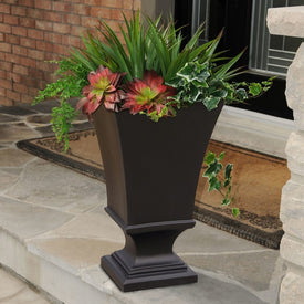 Vienna 25" Tall Urn Planter - Espresso