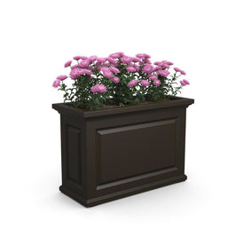 Nantucket Trough Planter - Espresso