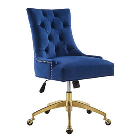 Regent Tufted Performance Velvet Office Chair
