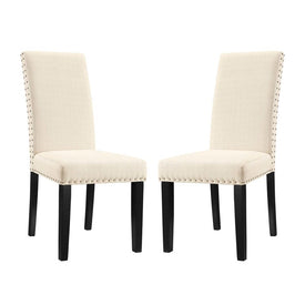 Parcel Fabric Dining Side Chairs Set of 2