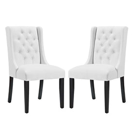 Baronet Vinyl Dining Chairs Set of 2